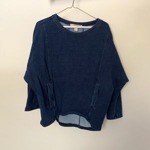 Forever 21 Contemporary Denim Oversized Top